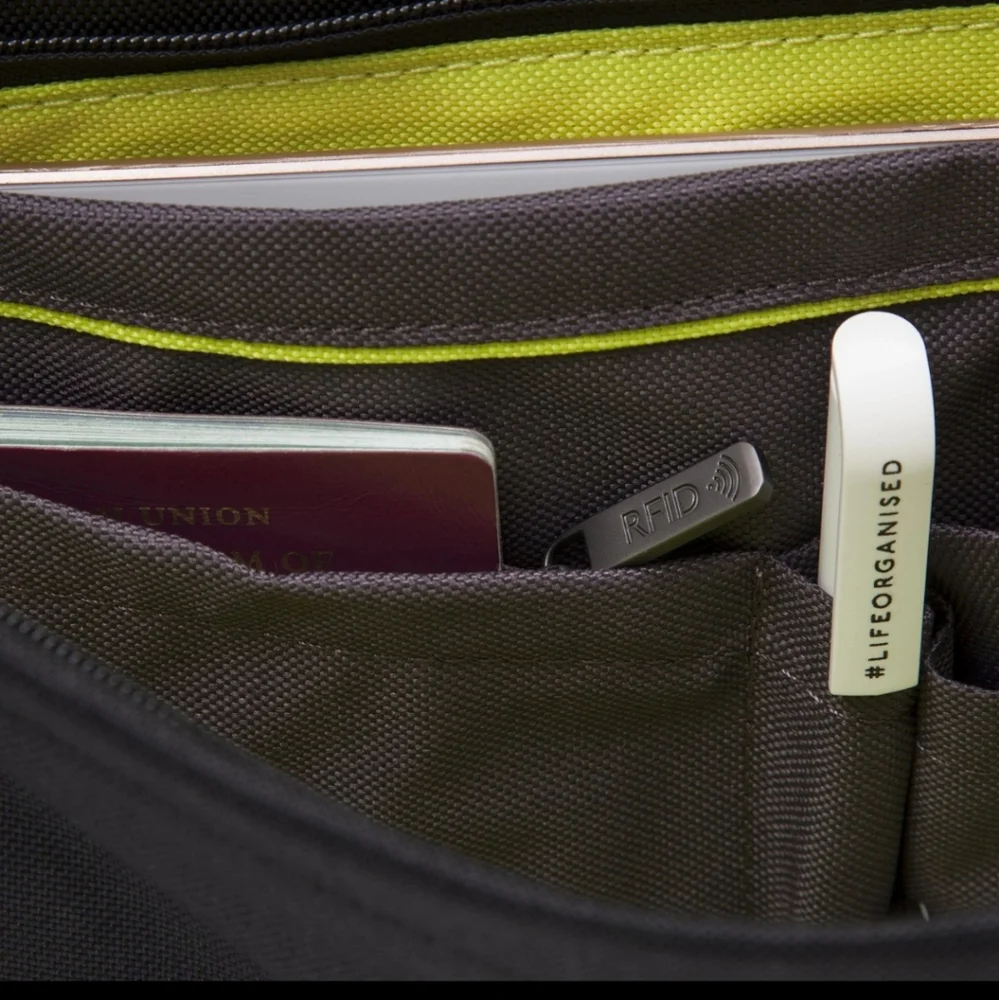 Knomo London Brampton Fabric Laptop Messenger Bag